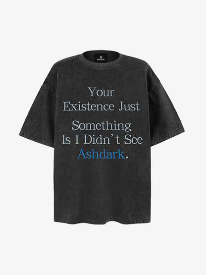 Thesupermade American Retro Color-blocked Letter Print T-shirt 