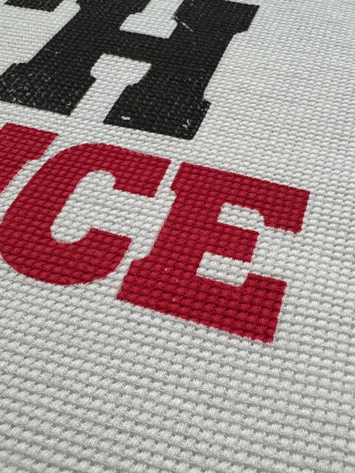 Cotton Blend Drip Print Oversized T-Shirt with Distressed Details 