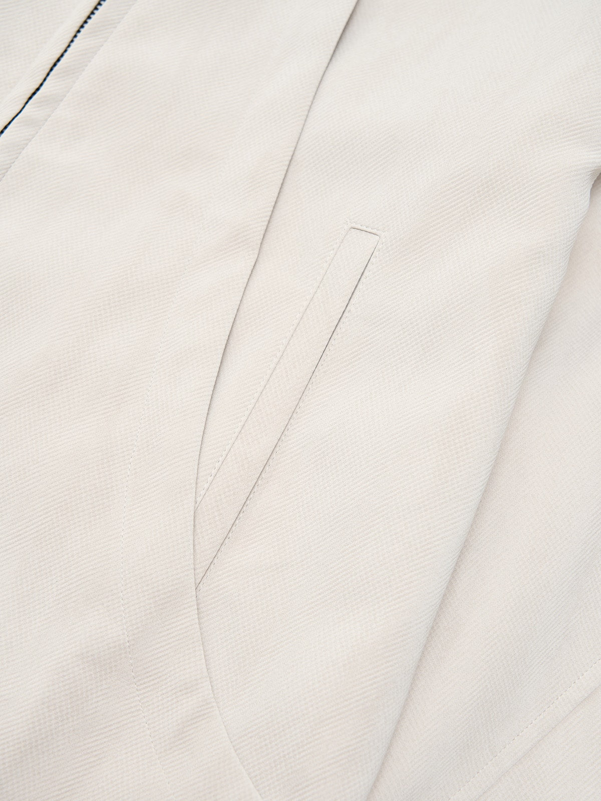 Deconstructed Split Stand Collar PU Leather Jacket 