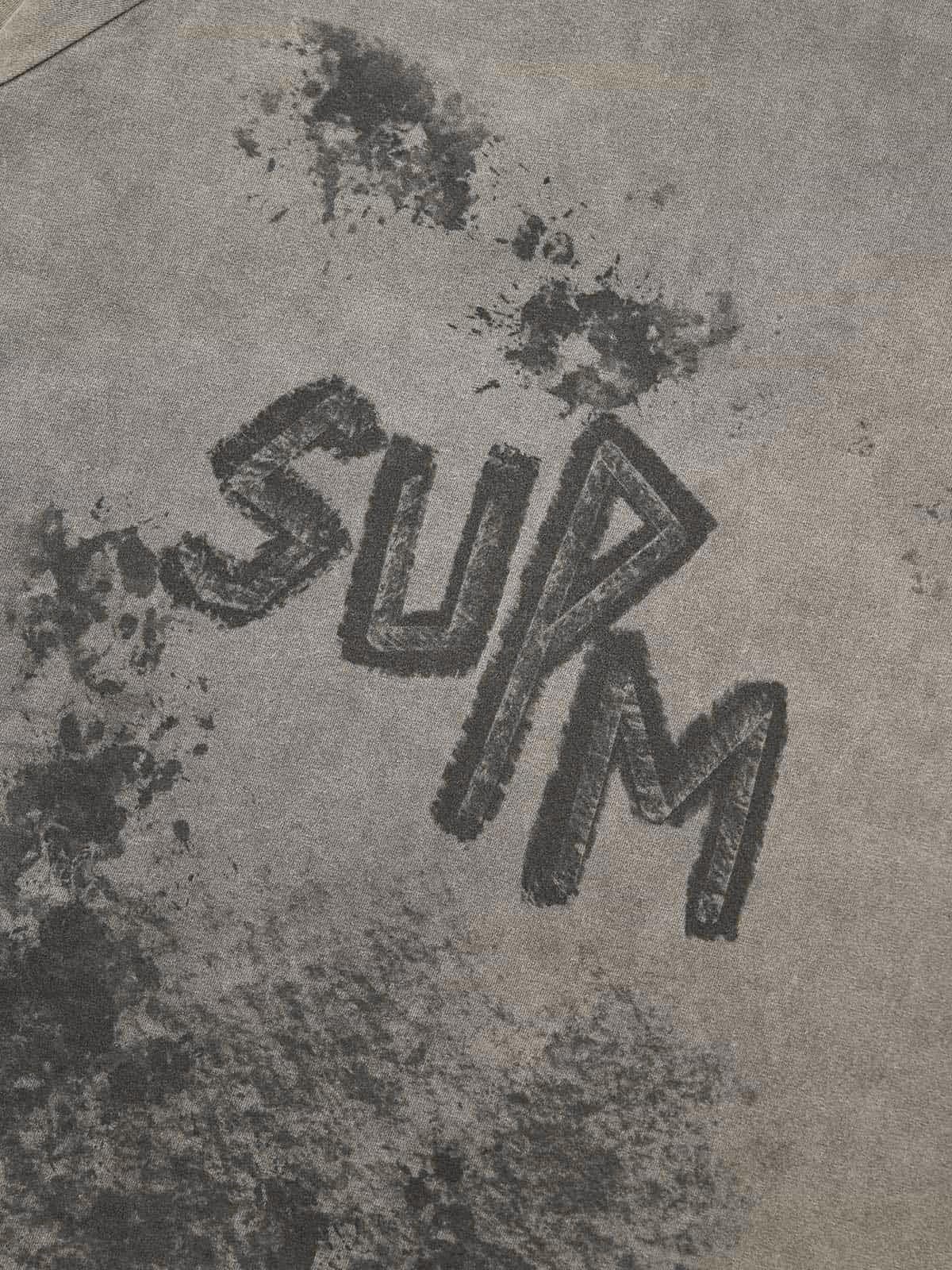 Original Retro Contrast Color Faux Two-Piece Long-Sleeved T-Shirt 