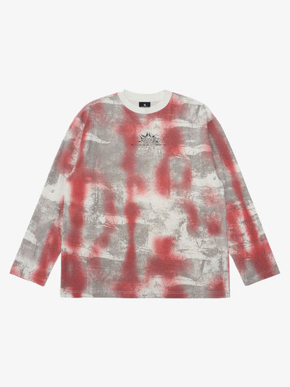 Street Dirty Bye Gradient Design Long-Sleeved T-Shirt 