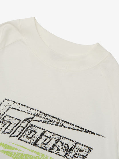 Fake Two-Piece Camouflage Patchwork Long Sleeve T-Shirt 