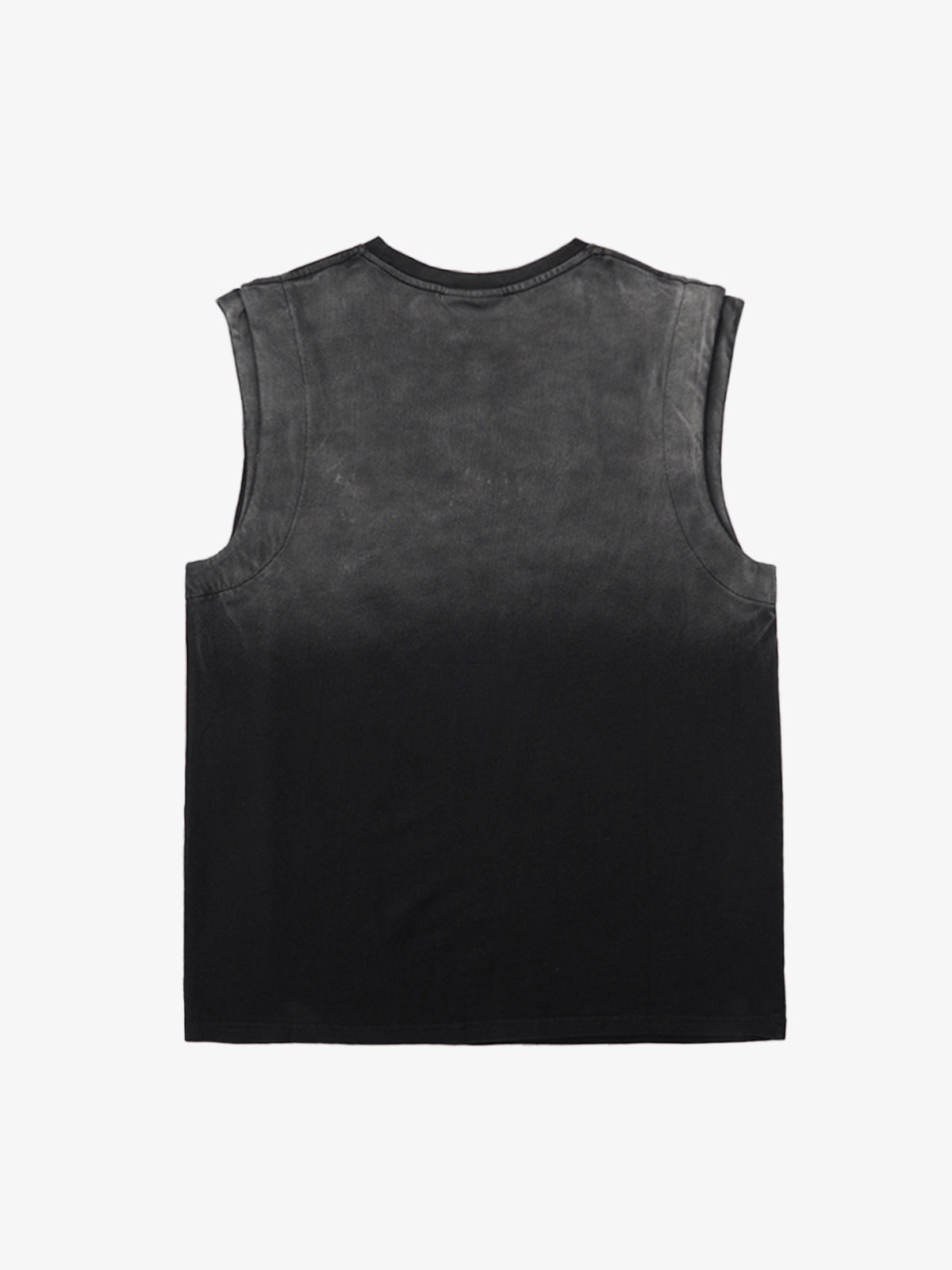 Jersey Knit Gradient Embroidered Stars Tank Top - 2461 