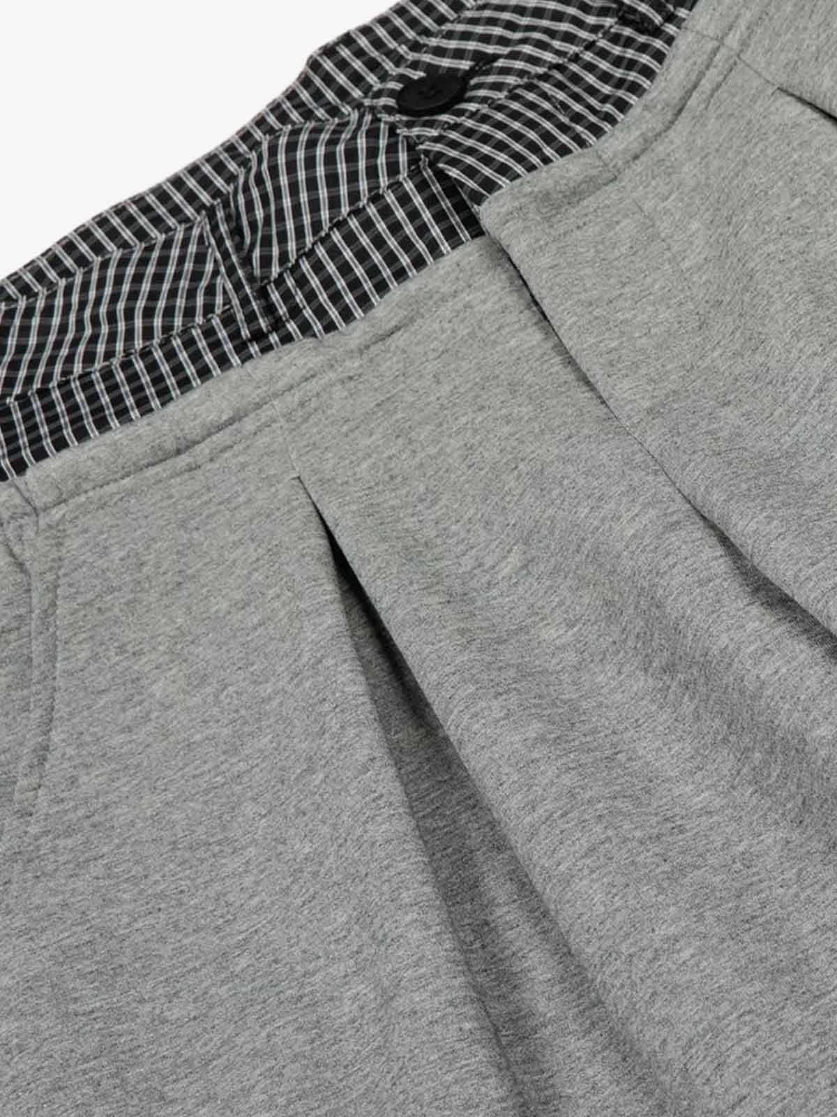 High-Waisted Wide-Leg Pants with Contrast Waistband 