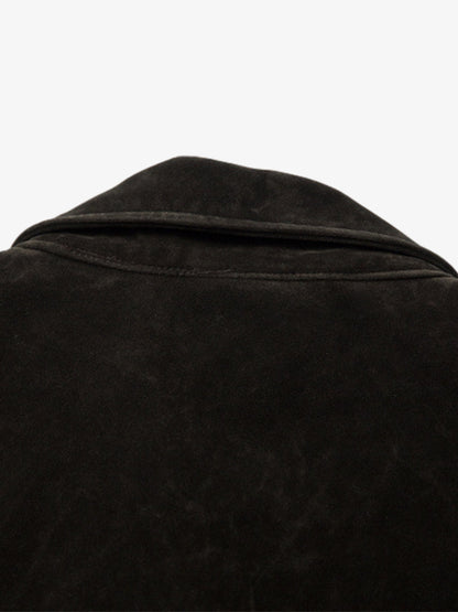 Stylish Black Jacket with Toggle Buttons for Men 