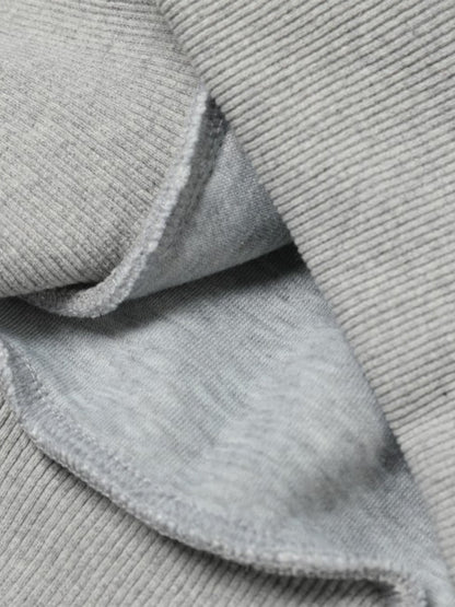 Dark Street Style Cat Ear Studded Zip-Up Hoodie