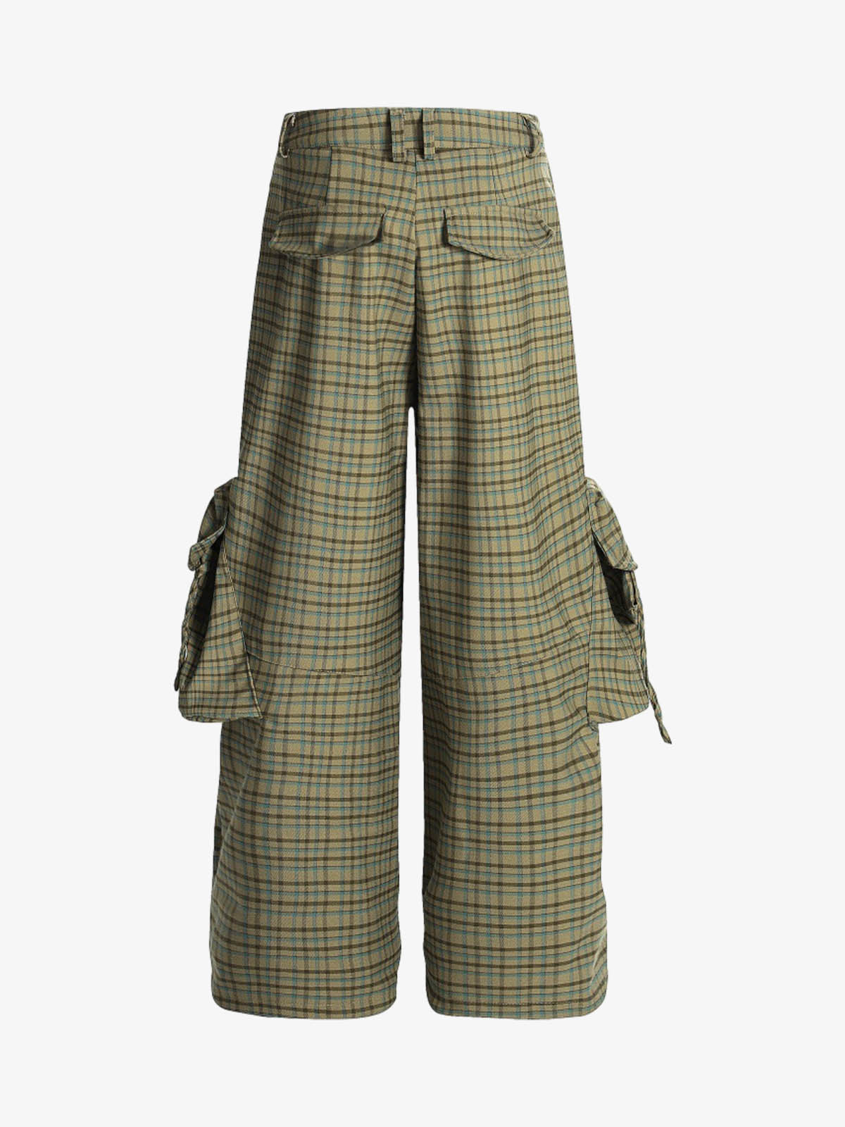 Plaid Drawstring Shorts for Casual Wear 