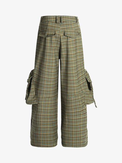 Plaid Drawstring Shorts for Casual Wear 