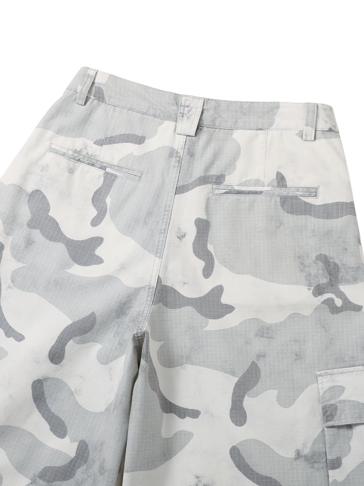 Camouflage Multi-Pocket Cargo Shorts 