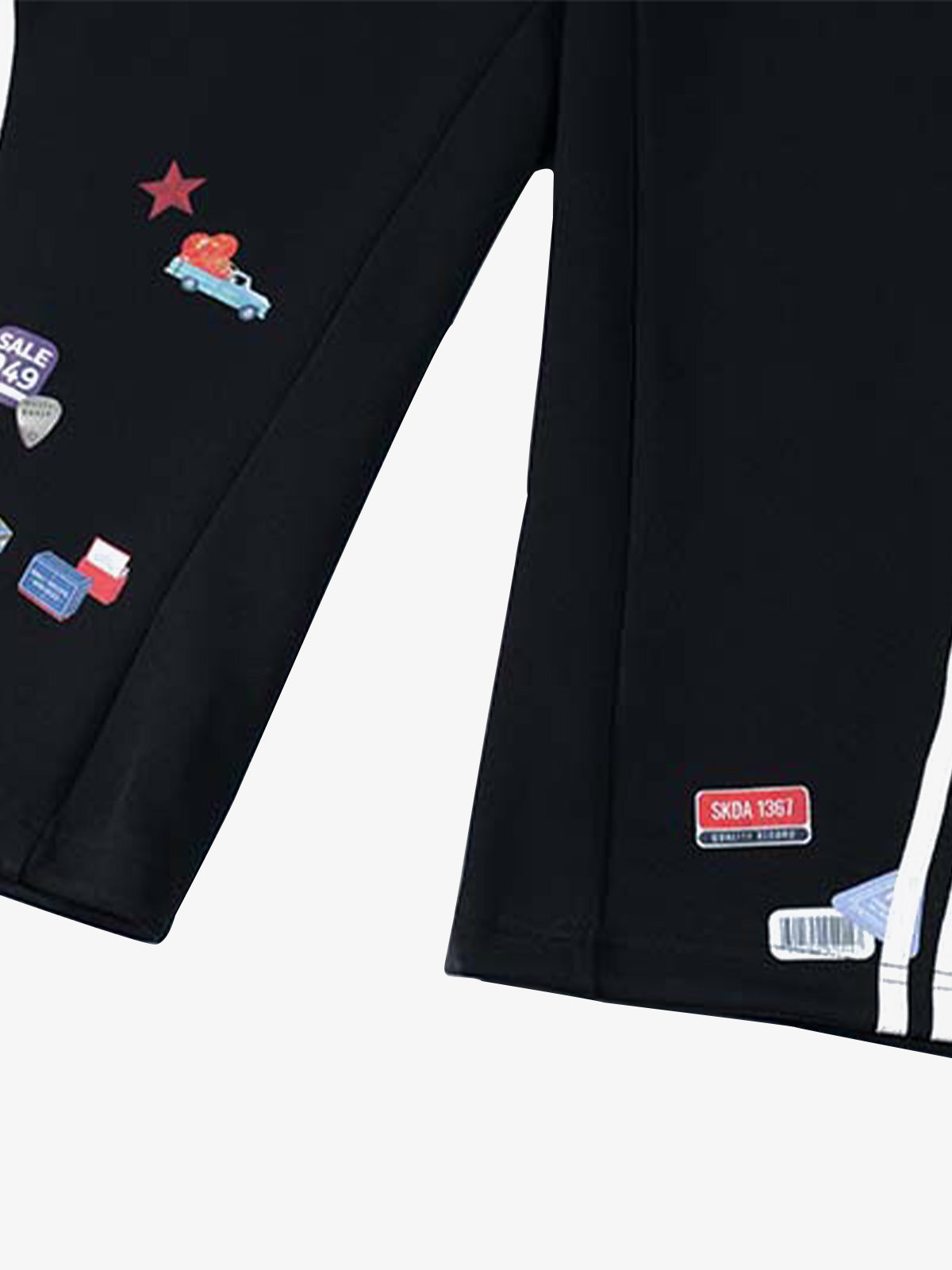 Stylish Embroidered Wide-Leg Pants for Casual and Sporty Looks 