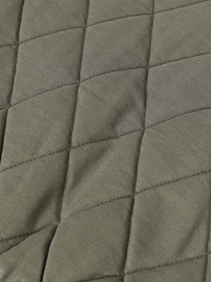 Quilted Hooded Jacket with Pockets - Perfect for Casual and Outdoor Wear 