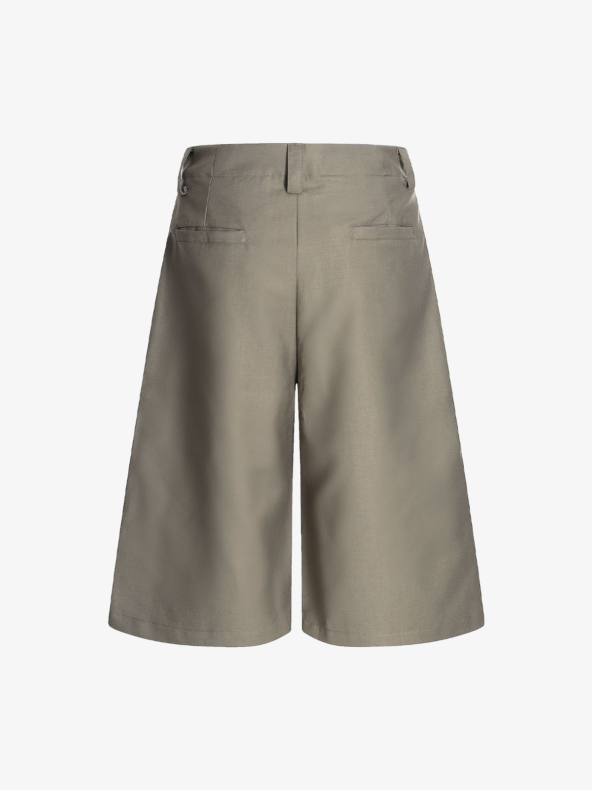 Deconstructed Pleated Pendant Casual Jorts 