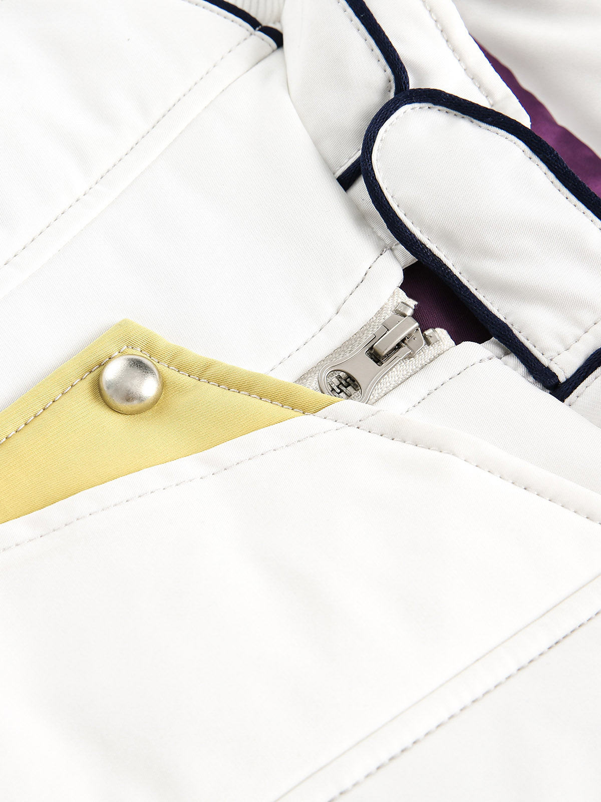 Embroidery Double-ended Zipper Bomber Jacket 