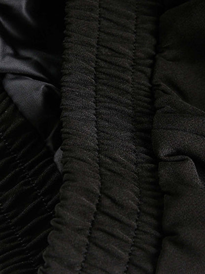 Structured Lapel Zip Front Pocket Jacket