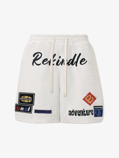 Thesupermade Bold Street Design Graphic Casual Shorts 