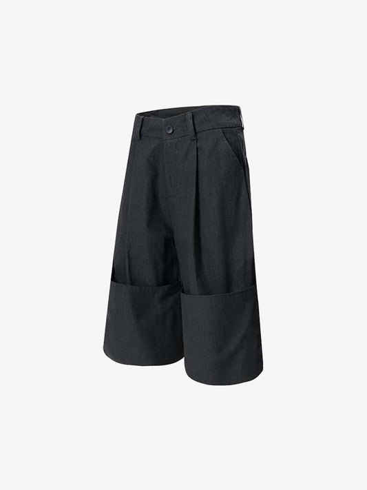 Plaid Cotton Cargo Shorts for Men - Oversized Fit with Multiple Pockets?