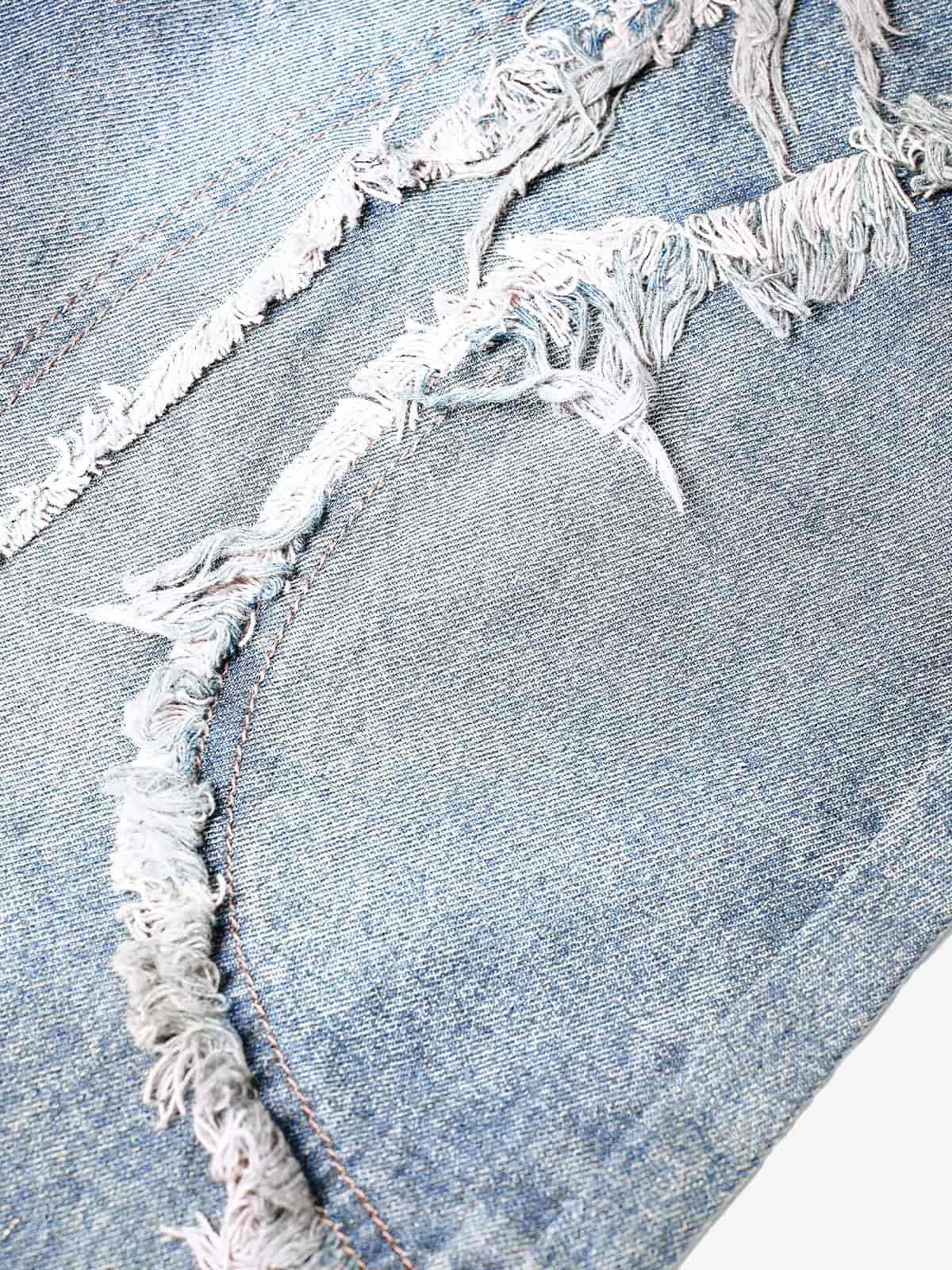 Thesupermade High Street Washed Distressed Denim Shorts - 2100 