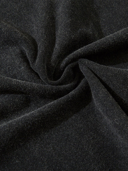 Cotton Ripped Sleeveless Tank Top with Frayed Hem and Cut-Out Details for Edgy Streetwear Style 