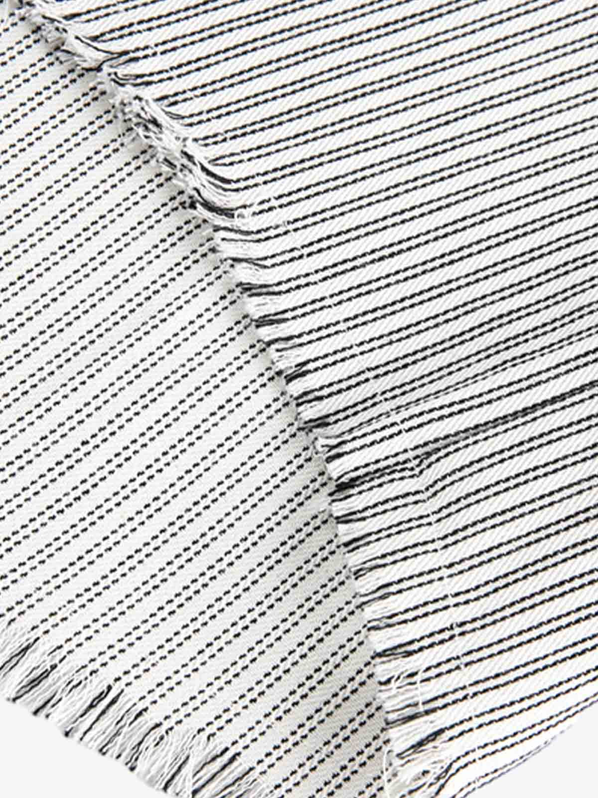 Striped Button-Up Shirt with Graphic Pocket Design 