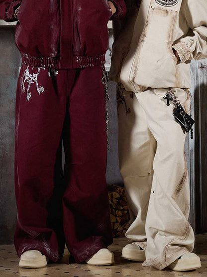 Supermad Logo Gothic Letter Print Set 