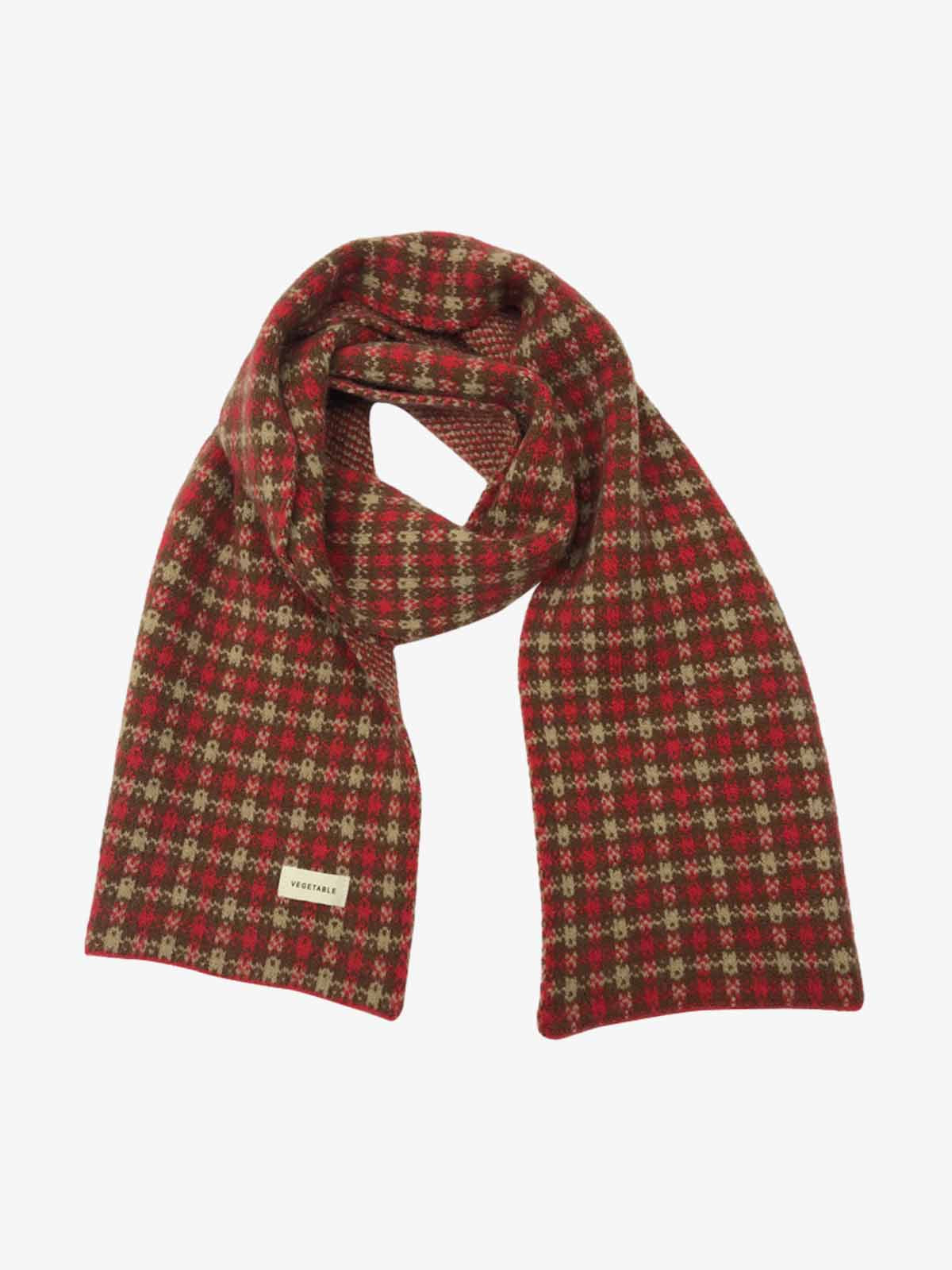 Striped Knit Scarf - Perfect for Casual and Festive Outfits 