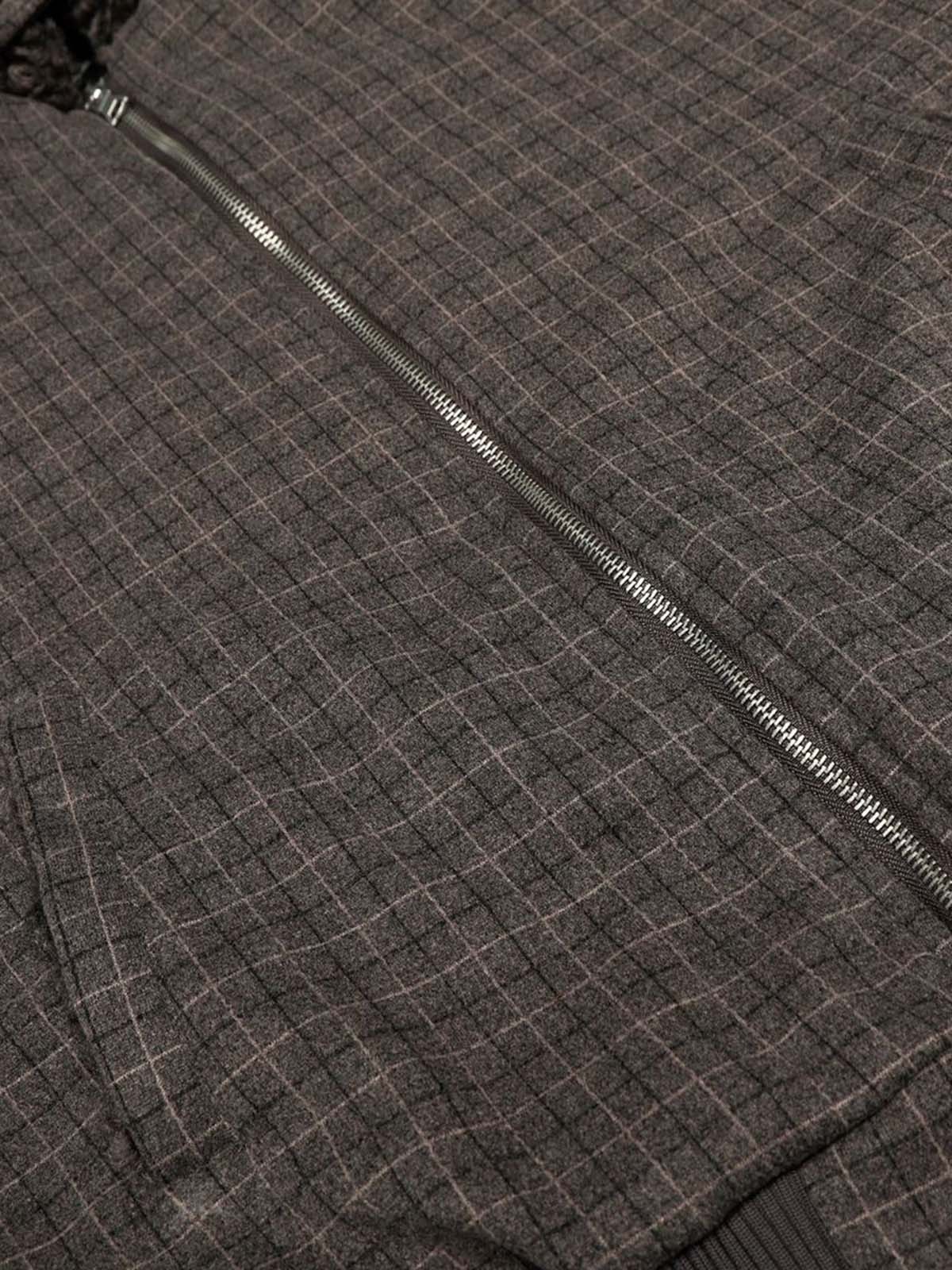 Plaid Bomber Jacket with Faux Fur Collar - Perfect for Casual Winter Wear 