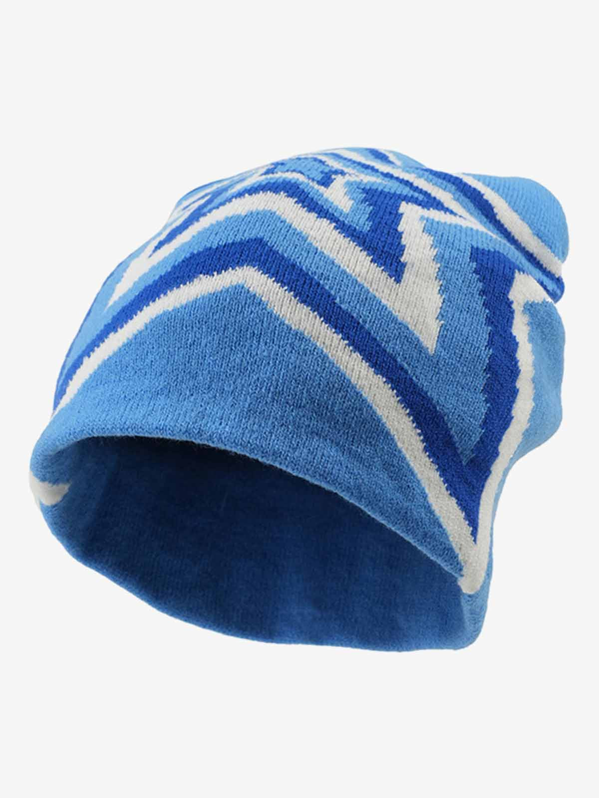 Multiclolor Star Pattern Knit Beanie Hat 