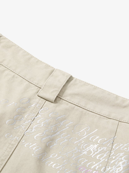 Cotton Blend Cargo Pants Wide Leg Utility Style with Multiple Pockets for Men and Women?