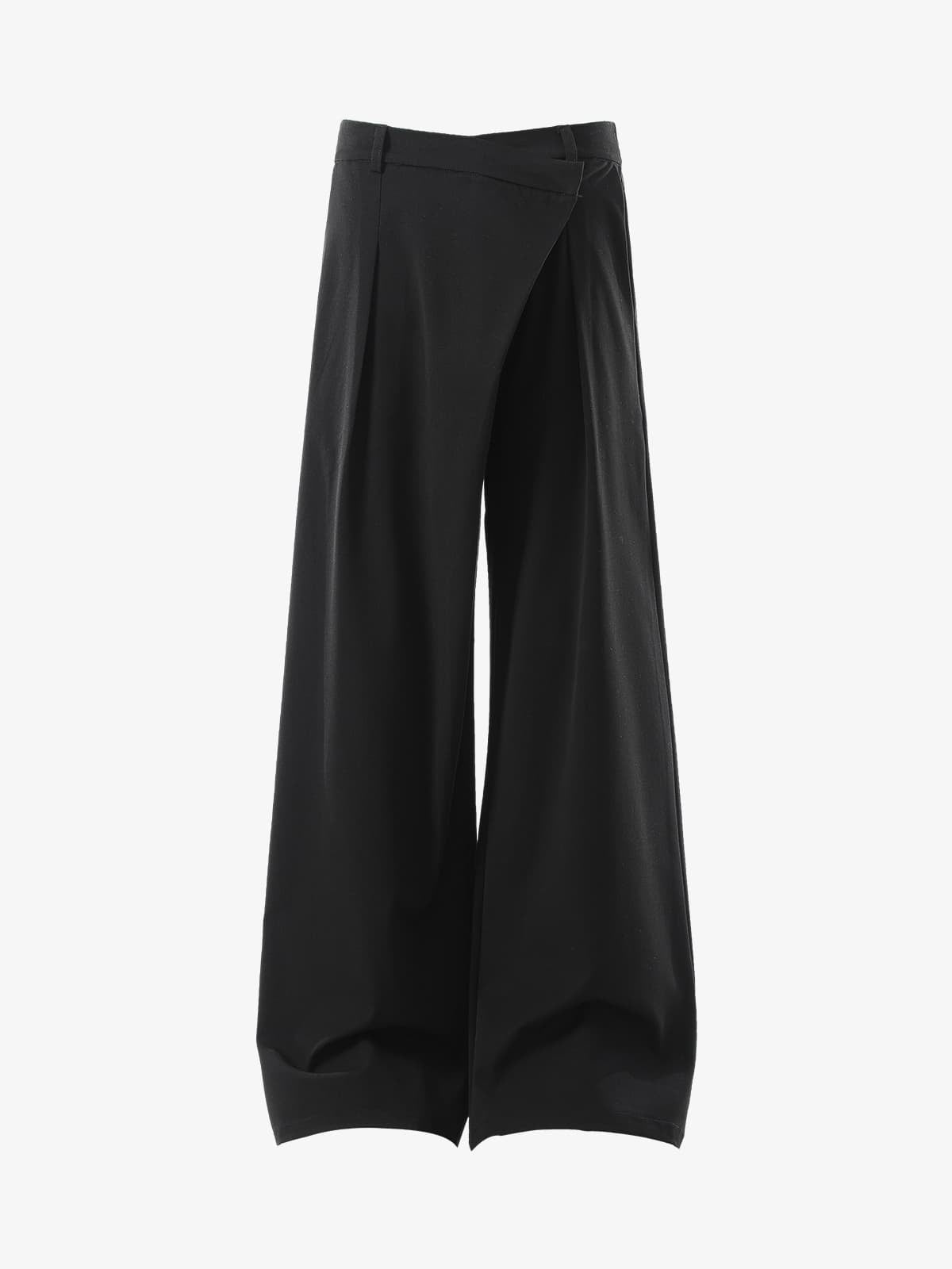 Wide-Leg Striped Trousers for Modern Elegance 