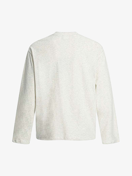 Hand-painted Cartoon Characters Printed Long-sleeved T-shirt 