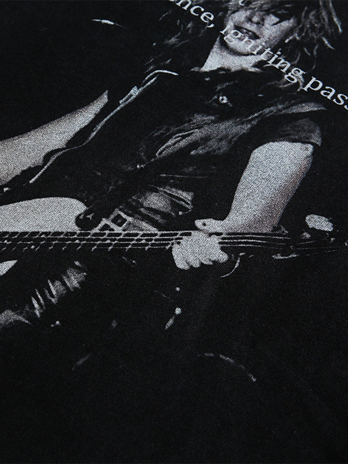 American Retro Rivet Design Street Hip-hop Long Sleeves T-shirt 