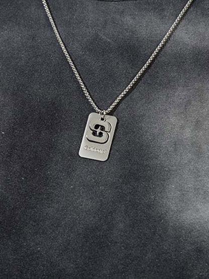 Inkjet Dirty Necklace Long-sleeved T-shirt 