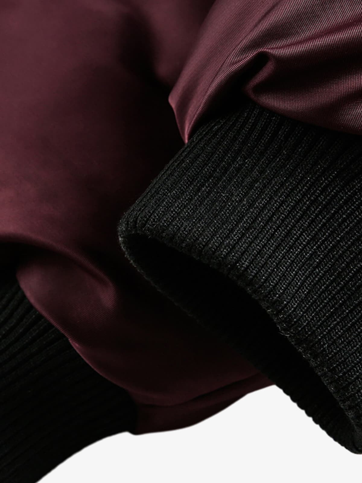 Stylish Maroon Bomber Jacket with Detachable Hood for Winter Wear 