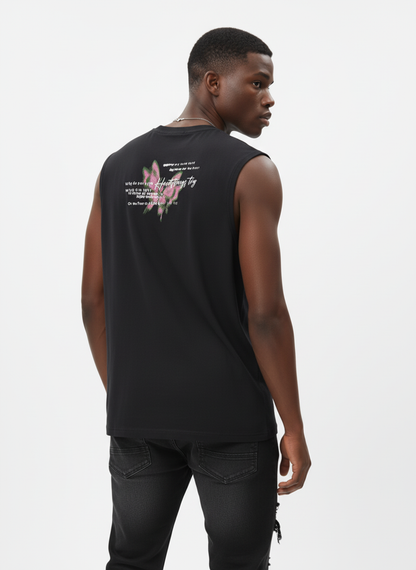 Street Butterfly Graphic Tank Top 