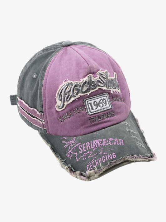 Thesupermade Retro Letter Denim Cap - 2136