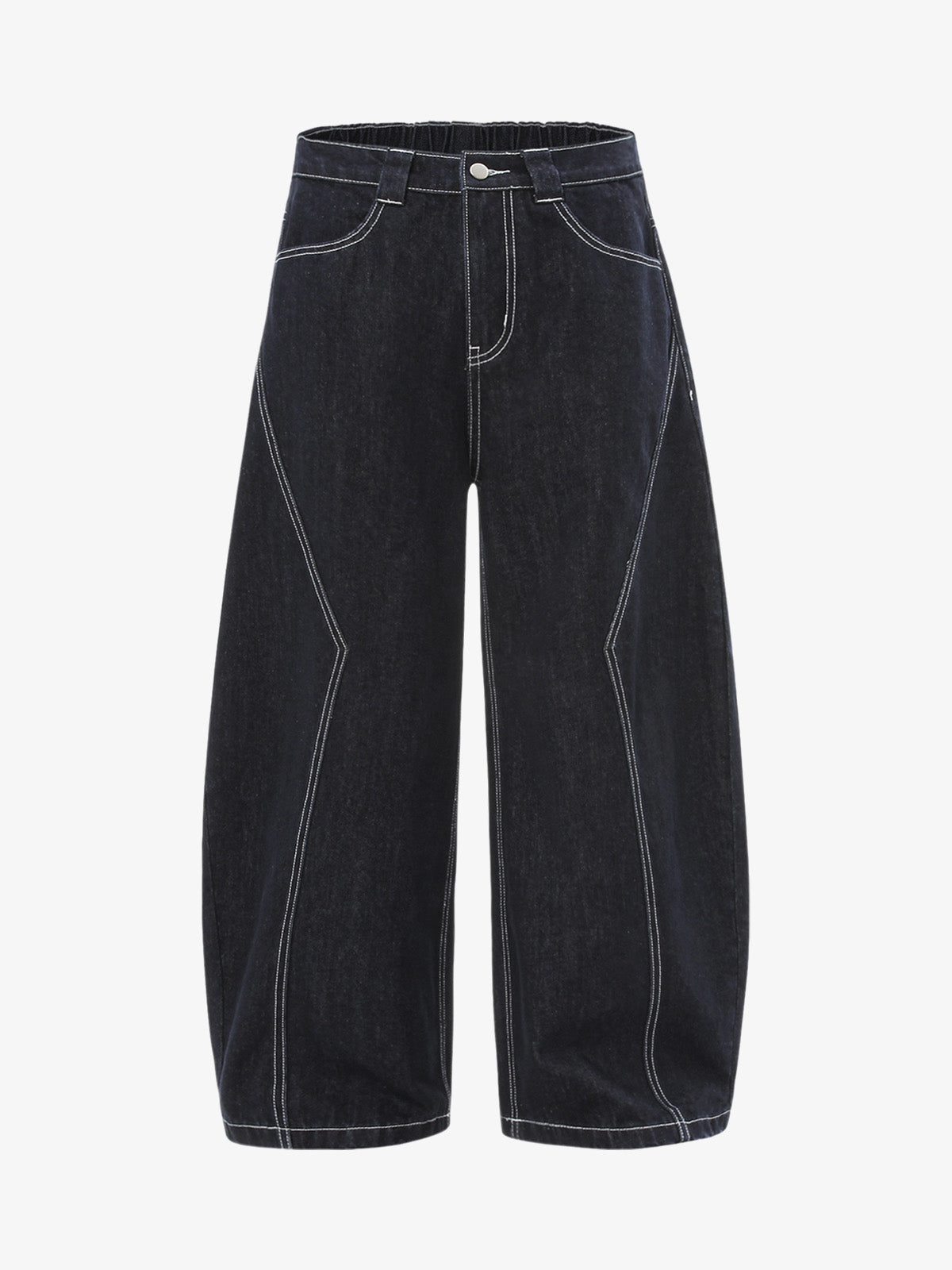 Vintage Topstitched Scimitar Jeans 