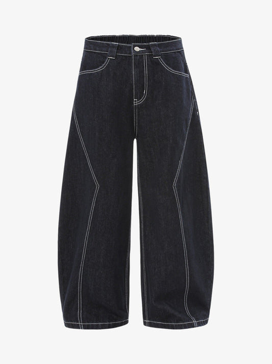 Vintage Topstitched Scimitar Jeans 