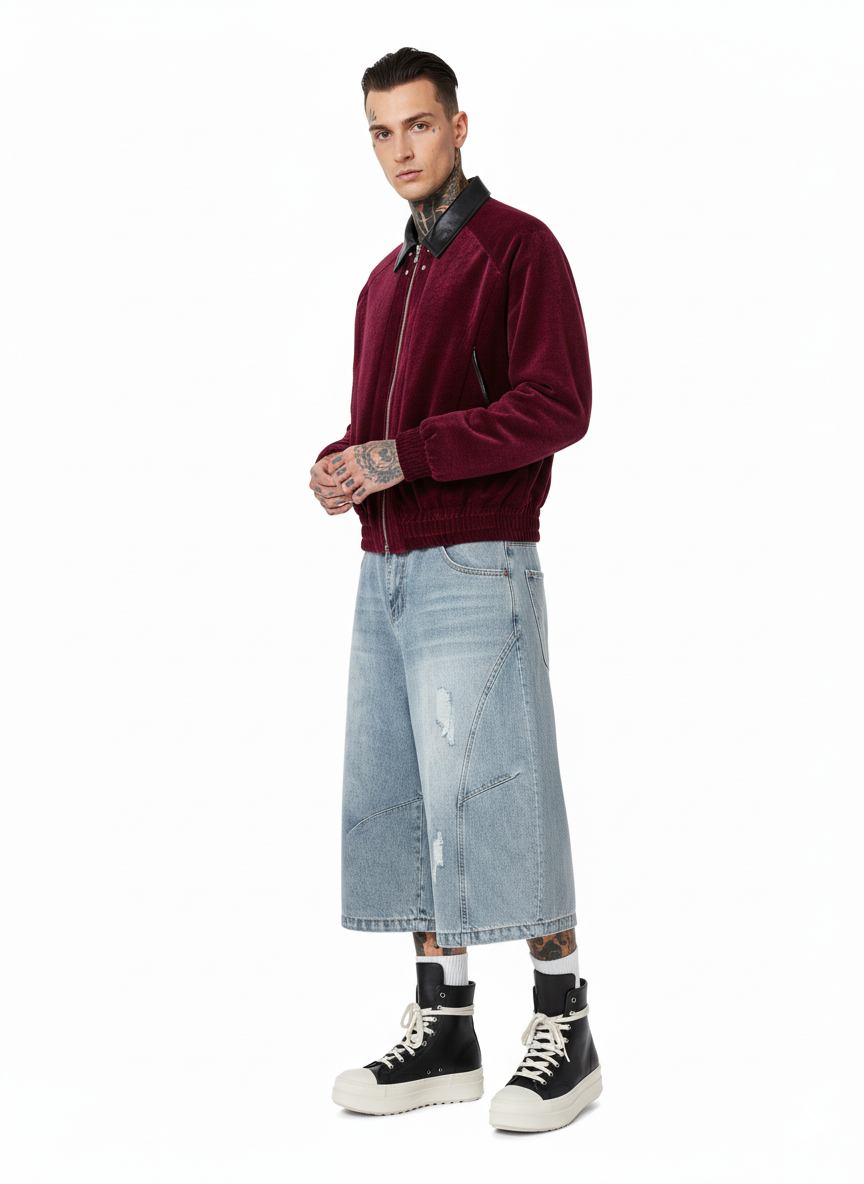 Retro Velvet Luxury Lapel Jacket 