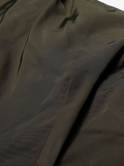 Thesupermade American Street Zipper Design Mountain Carved Fur Collar Quilted Cotton Jacket 