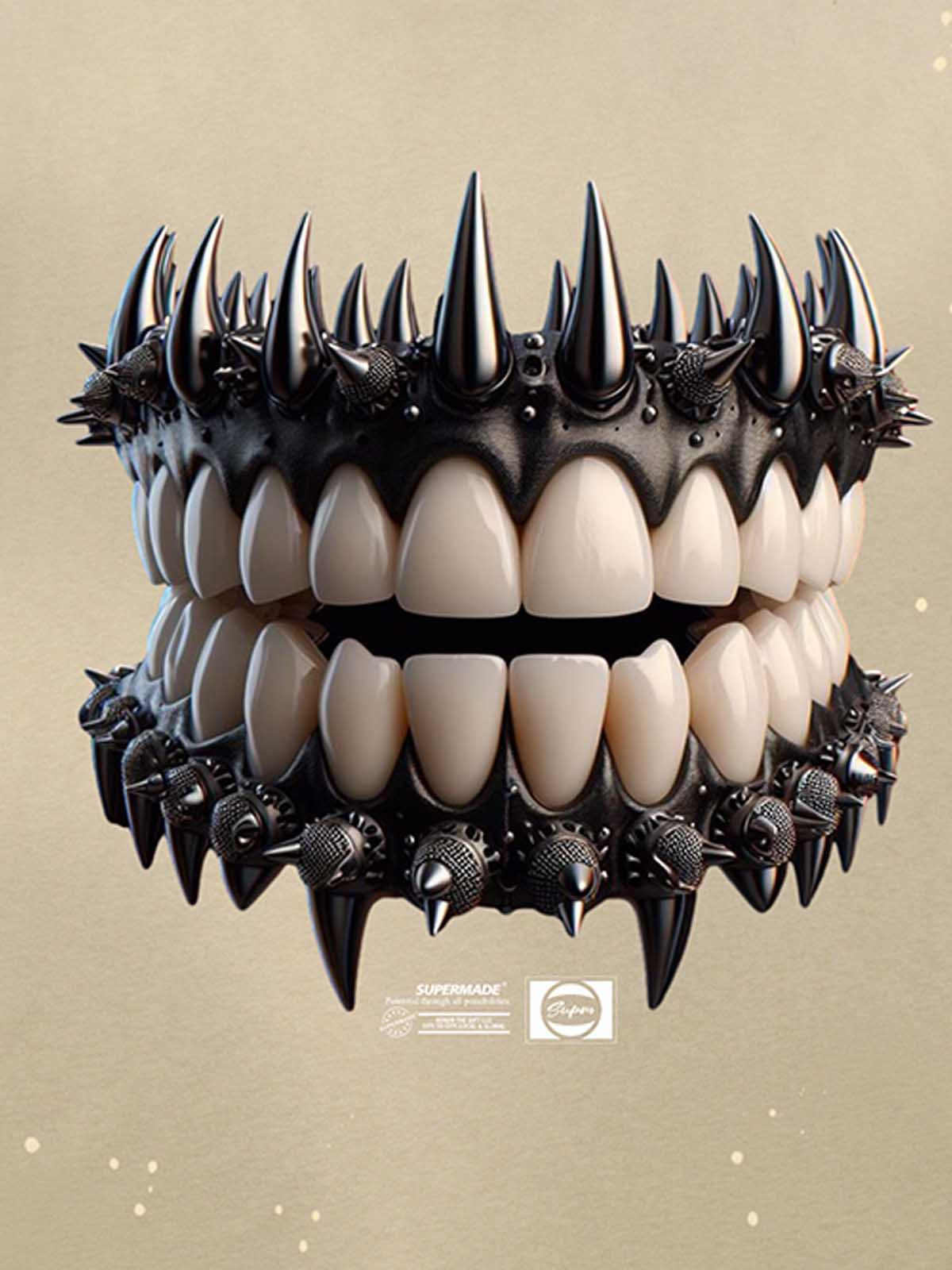 Snake and Sword Graphic T-Shirt with Bold Statement Design 