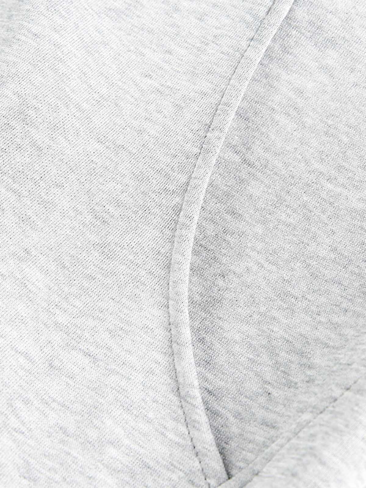 Street Deconstructed Split Zippered Hooded Sweatshirt 