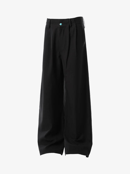 Turquoise Design Flared Scimitar Pants 