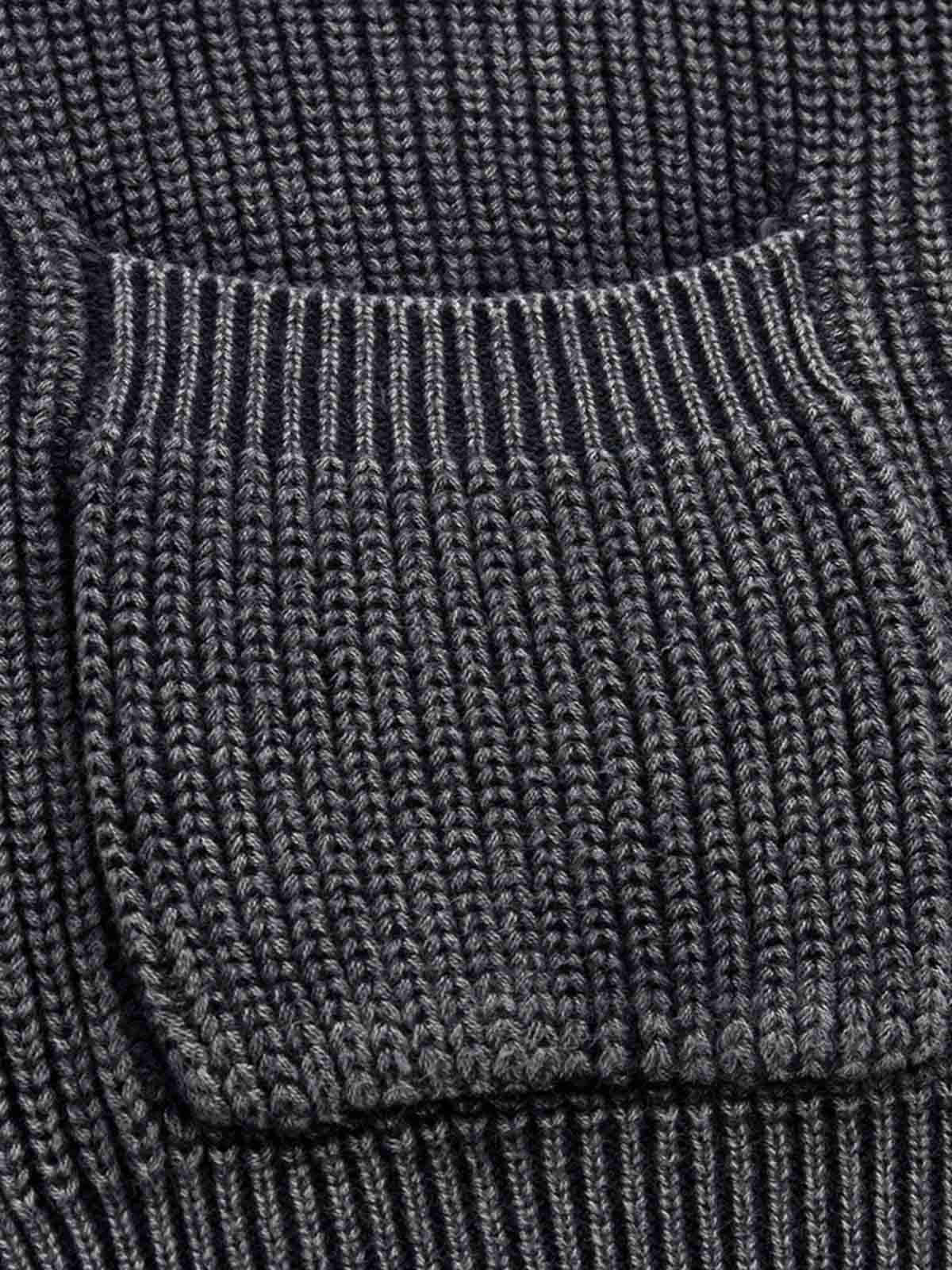 Vintage Chunky Zip Up Knit Jacket 