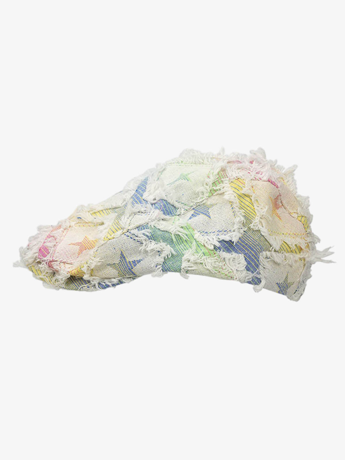 Cotton Rainbow Star Print Fringed Blanket - Soft Lightweight Throw for Cozy Home Decor?