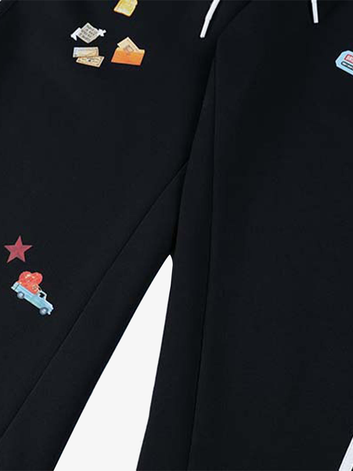 Stylish Embroidered Wide-Leg Pants for Casual and Sporty Looks 