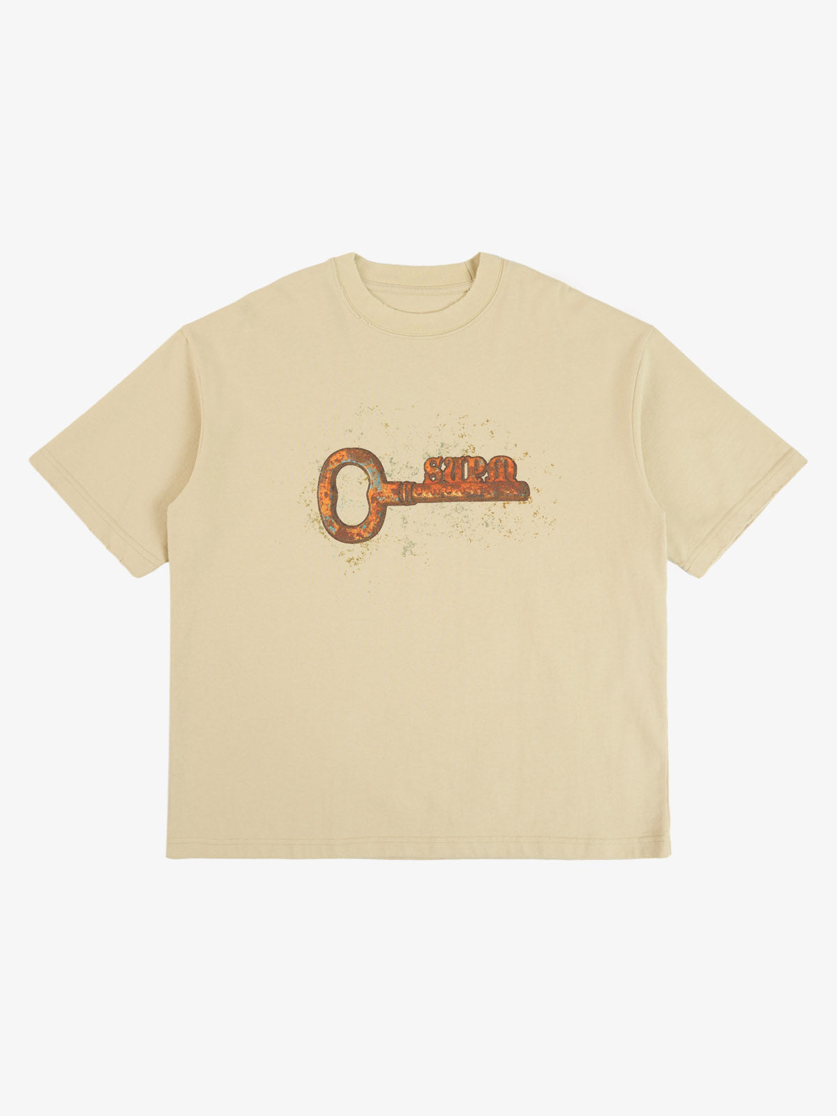 Supermade Rusty Metal Key Print T-Shirt?