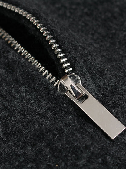 Stylish Half-Zip Knit Sweater for Men - Perfect for Casual and Outdoor Wear 