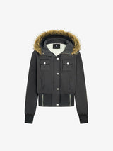Stylish Hooded Jacket with Faux Fur Trim for Men and Women - Trendy Winter Outerwear 
