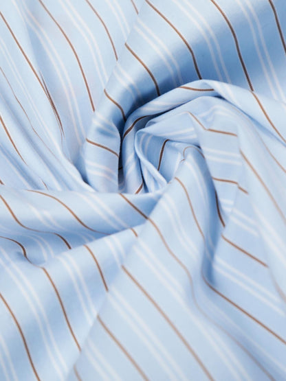 Fun Graffiti Striped Graphic Button-Up Shirt