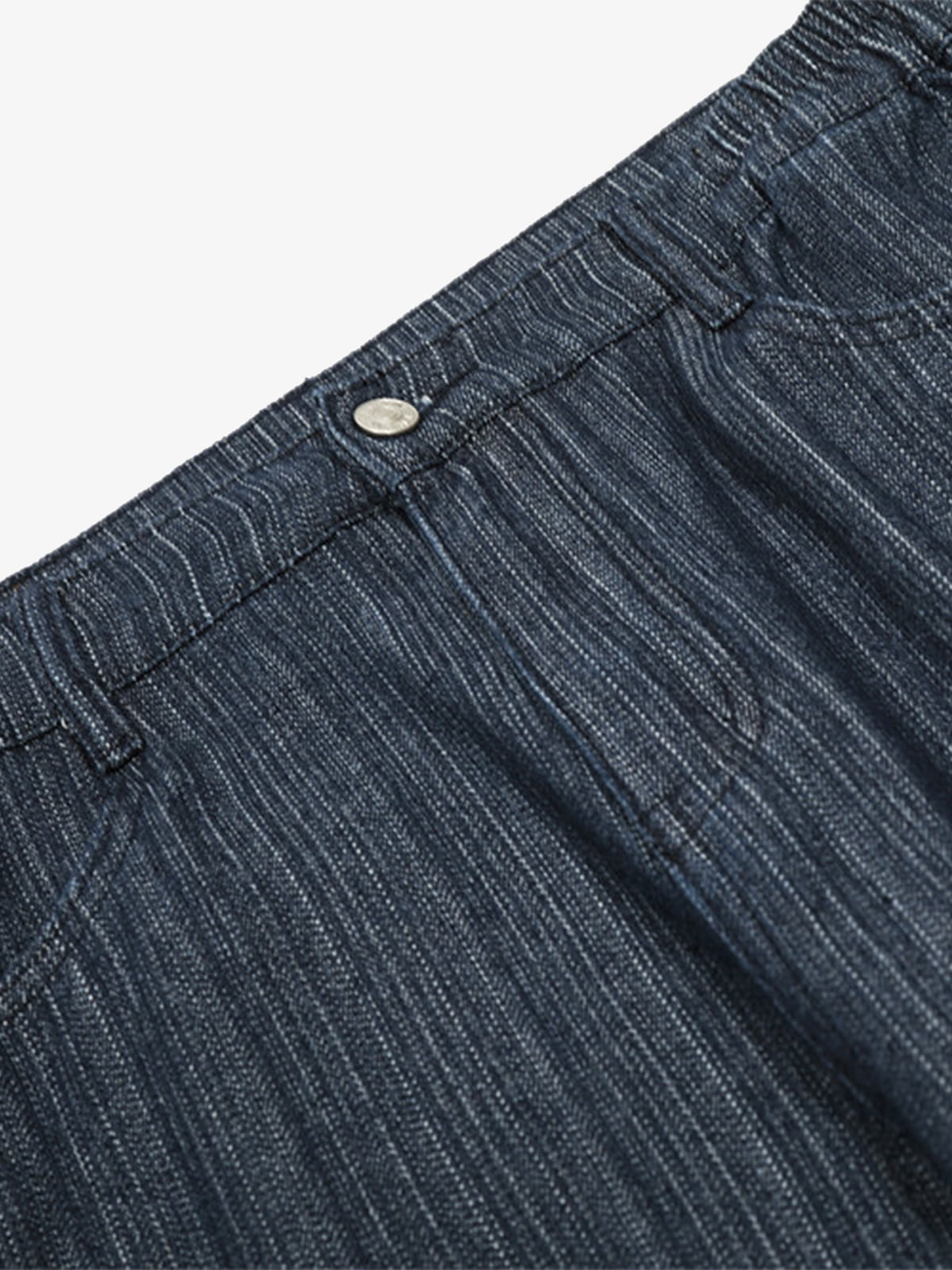 Stylish Wide-Leg Denim Trousers with Pleated Design for Modern Fashionistas 